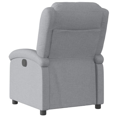 Recliner Chair Light Grey Fabric