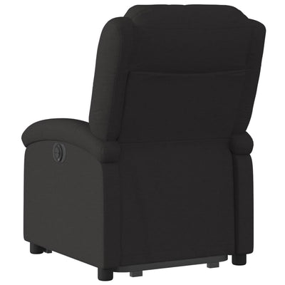 Stand up Recliner Chair Black Fabric