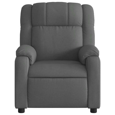 Electric Massage Recliner Chair Dark Grey Fabric