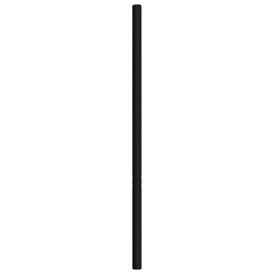 Metal Headboard Black 107 cm King Single