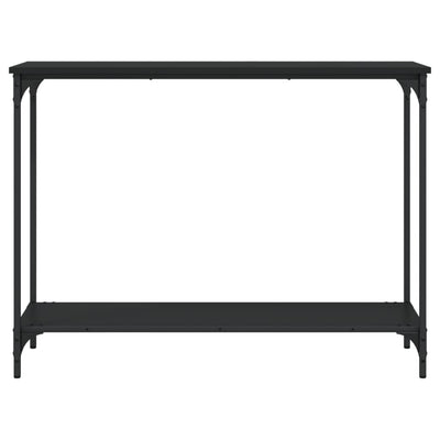 Console Table Black 101x30.5x75 cm Engineered Wood