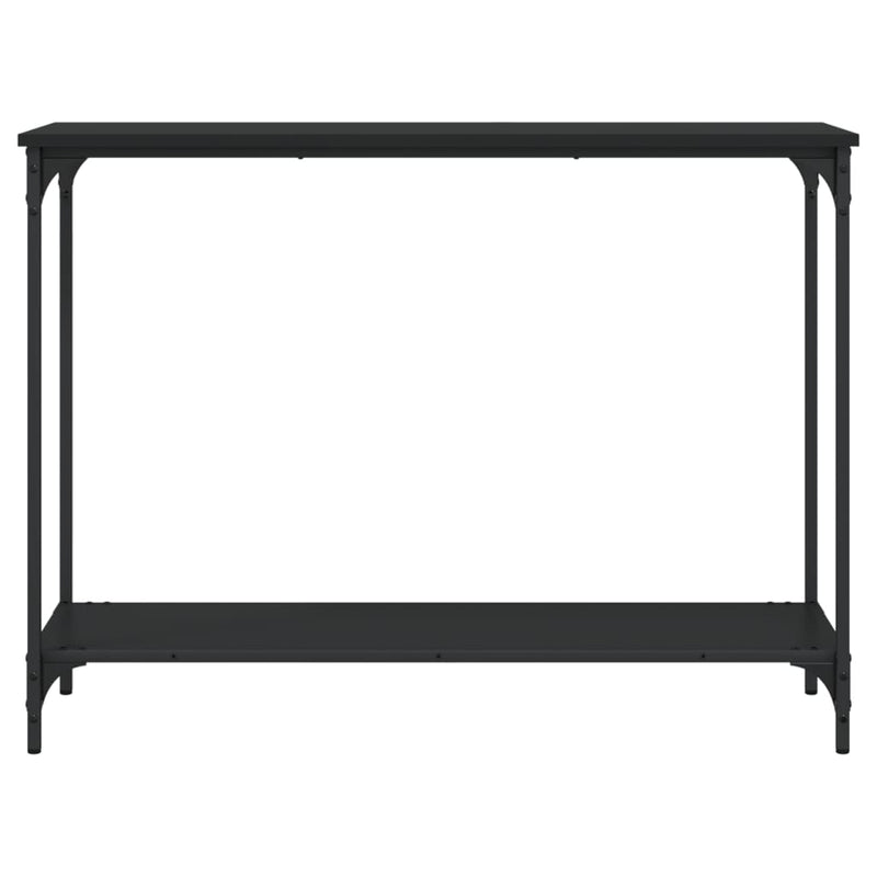 Console Table Black 101x30.5x75 cm Engineered Wood