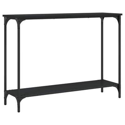 Console Table Black 101x30.5x75 cm Engineered Wood