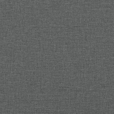 Bench with Backrest Dark Grey 120x62x75.5 cm Fabric