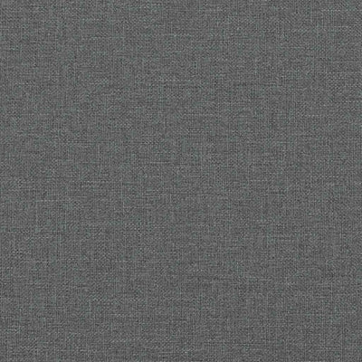Bench with Backrest Dark Grey 120x62x75.5 cm Fabric