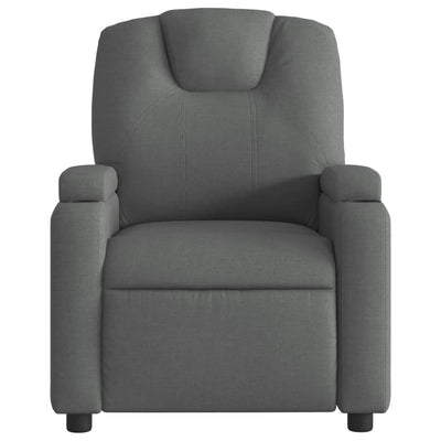 Recliner Chair Dark Grey Fabric