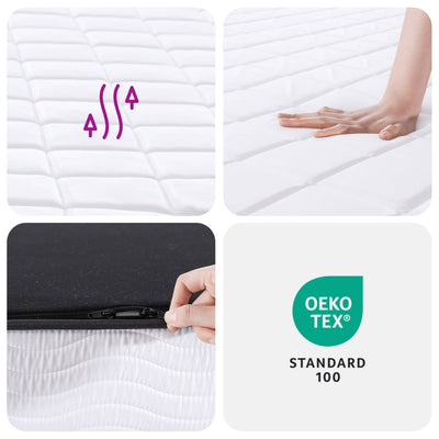 Foam Mattress Medium Soft 152x203 cm Queen Size