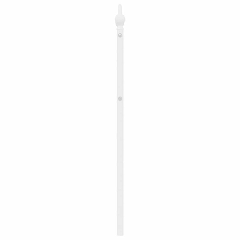 Metal Headboard White 183 cm King
