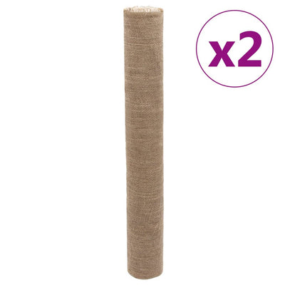 Jute Rolls 2 pcs 1x50 m 100% Jute 200 gsm