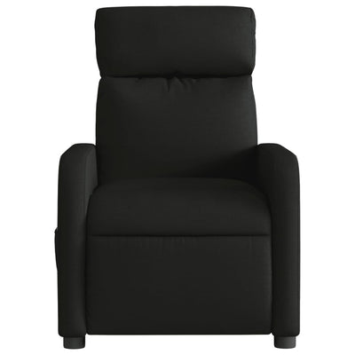 Electric Massage Recliner Chair Black Fabric