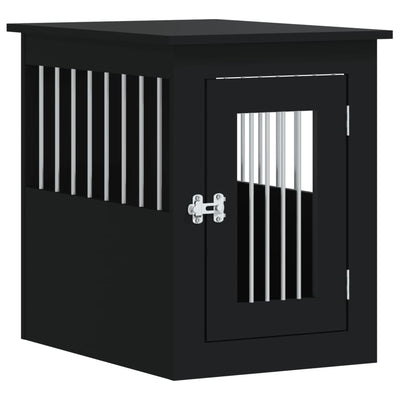 Dog Crate Furniture Black 45x62x59 cm Engineered Wood