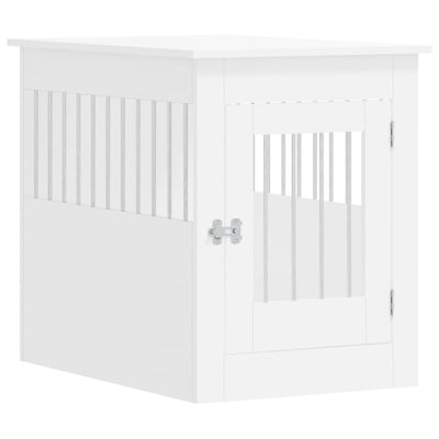 Dog Crate Furniture White 55x80x68 cm Engineered Wood