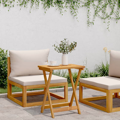 Folding Garden Table 50x36x60 cm Solid Wood Acacia