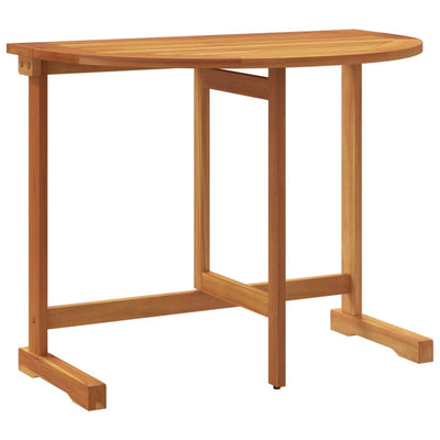 Folding Balcony Table 90x60x72 cm Solid Wood Acacia