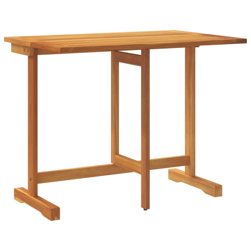 Folding Balcony Table 90x60x72 cm Solid Wood Acacia