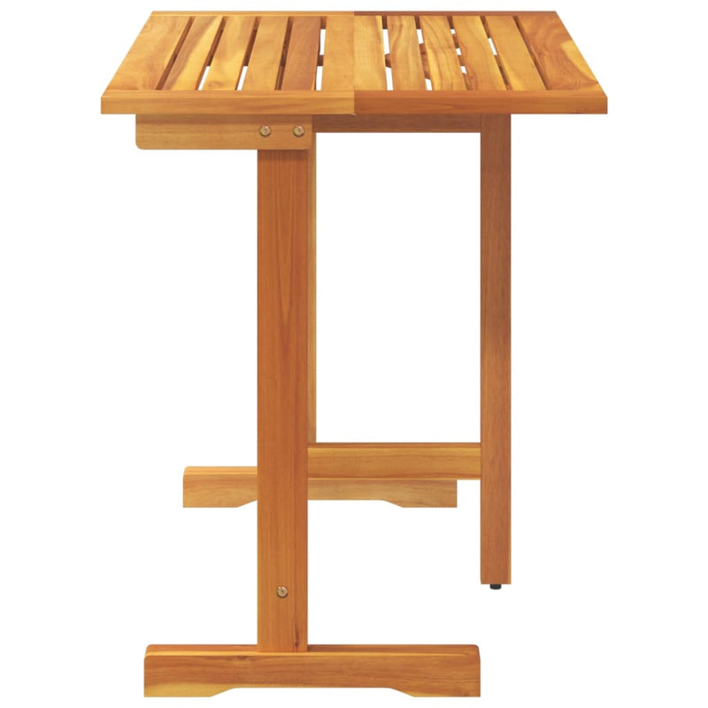 Folding Balcony Table 90x60x72 cm Solid Wood Acacia