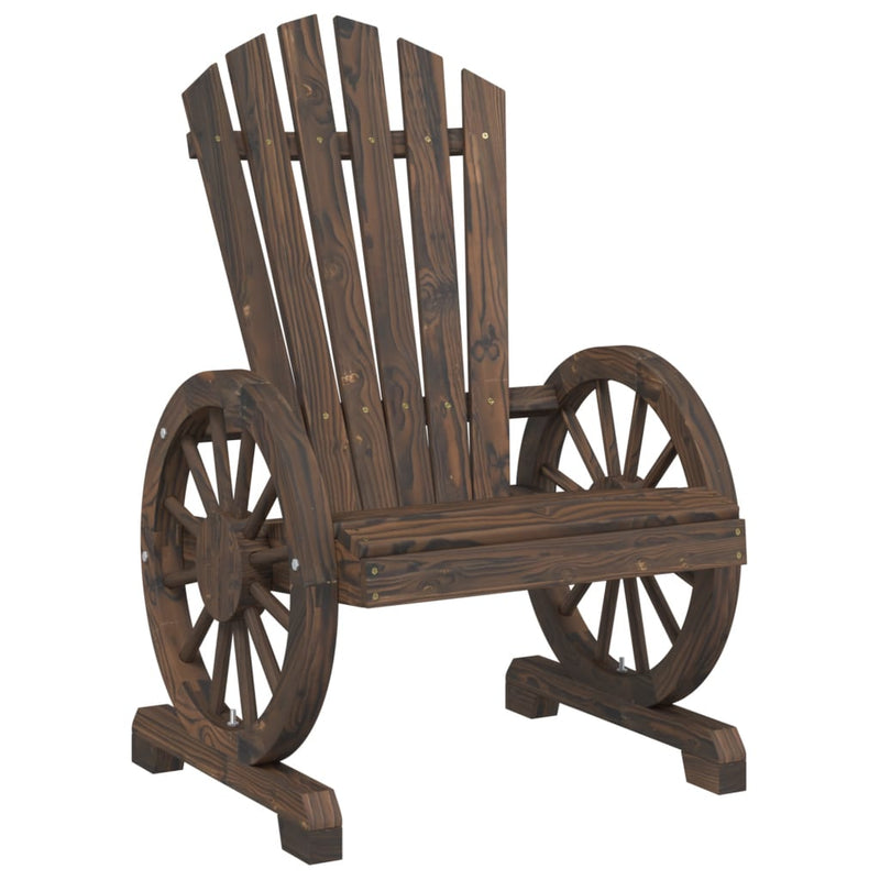 Garden Adirondack Chair Solid Wood Fir