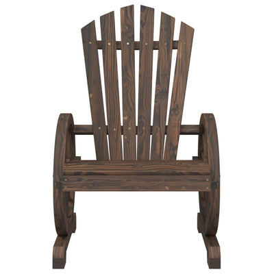 Garden Adirondack Chairs 2 pcs Solid Wood Fir