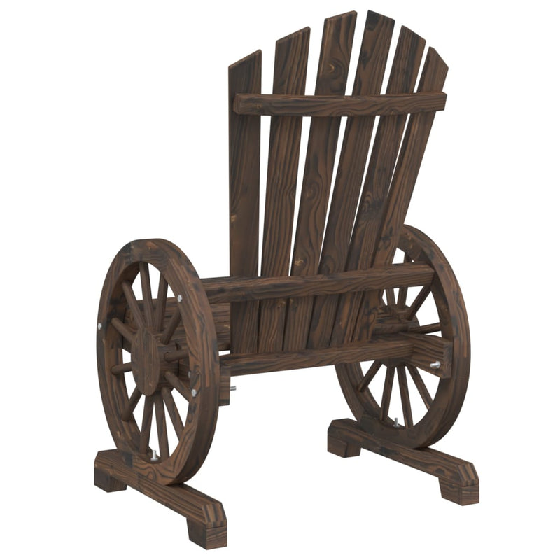 Garden Adirondack Chairs 2 pcs Solid Wood Fir