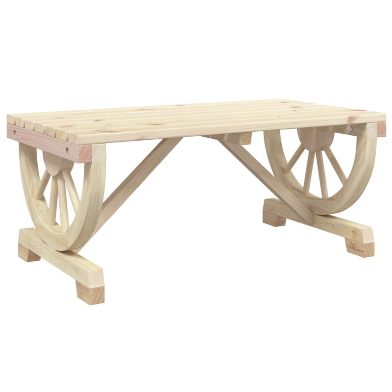 Garden Coffee Table 90x50x40 cm Solid Wood Fir