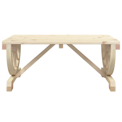 Garden Coffee Table 90x50x40 cm Solid Wood Fir