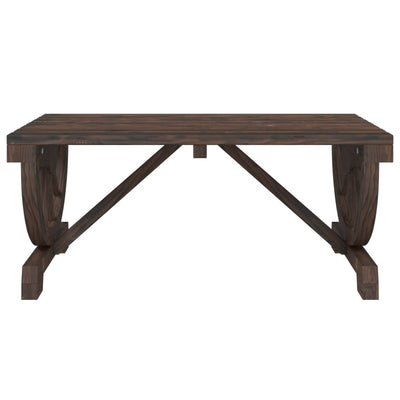 Garden Coffee Table 90x50x40 cm Solid Wood Fir