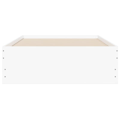 Bed Frame with Drawers without Mattress White 90x190 cm