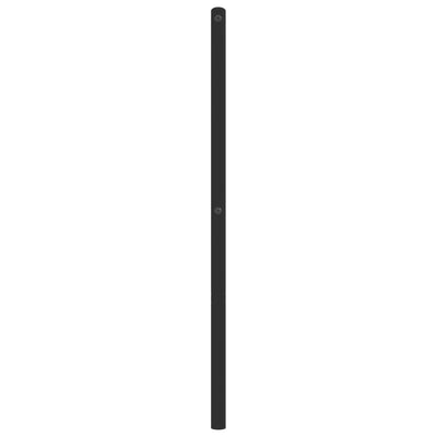 Metal Headboard Black 107 cm King Single