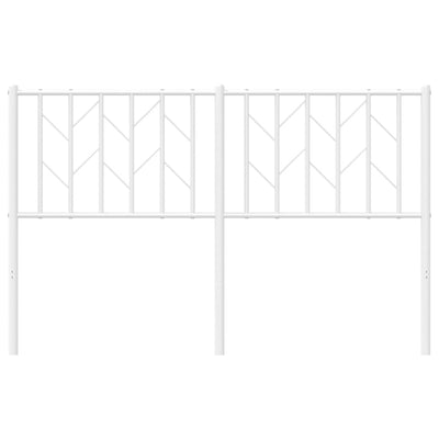 Metal Headboard White 137 cm Double