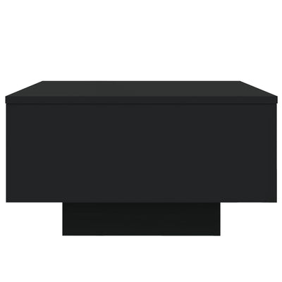 Coffee Table Black 55x55x31 cm Engineered Wood