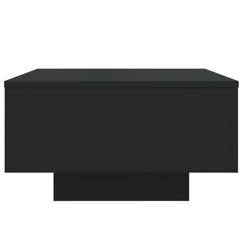 Coffee Table Black 55x55x31 cm Engineered Wood