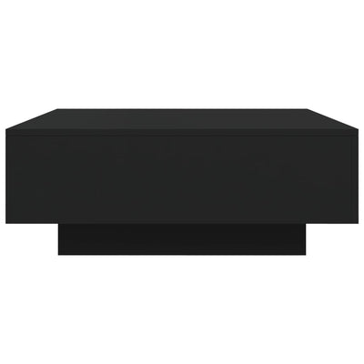 Coffee Table Black 80x80x31 cm Engineered Wood