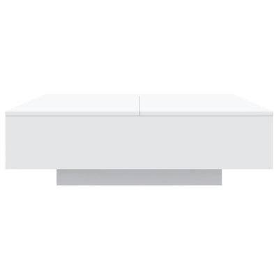 Coffee Table White 100x100x31 cm Engineered Wood