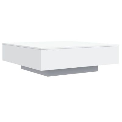 Coffee Table White 100x100x31 cm Engineered Wood