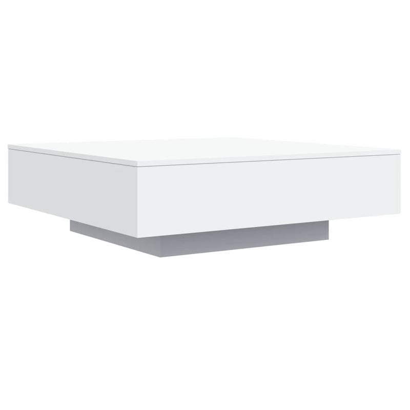 Coffee Table White 100x100x31 cm Engineered Wood