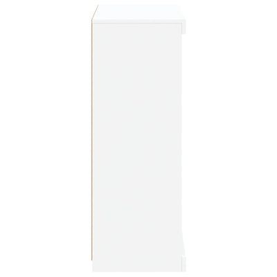 Sideboard with LED Lights White 60.5x37x100 cm