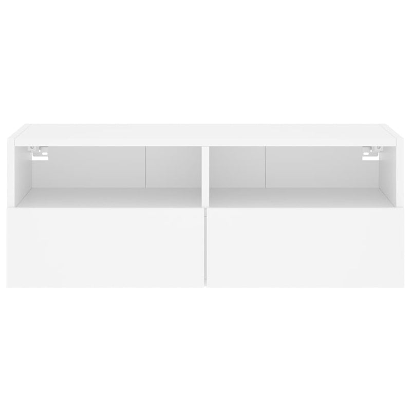 TV Wall Cabinet White 80x30x30 cm Engineered Wood