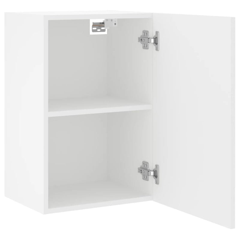 TV Wall Cabinets 2 pcs White 40.5x30x60 cm Engineered Wood
