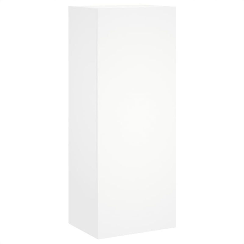 TV Wall Cabinet White 40.5x30x102 cm Engineered Wood