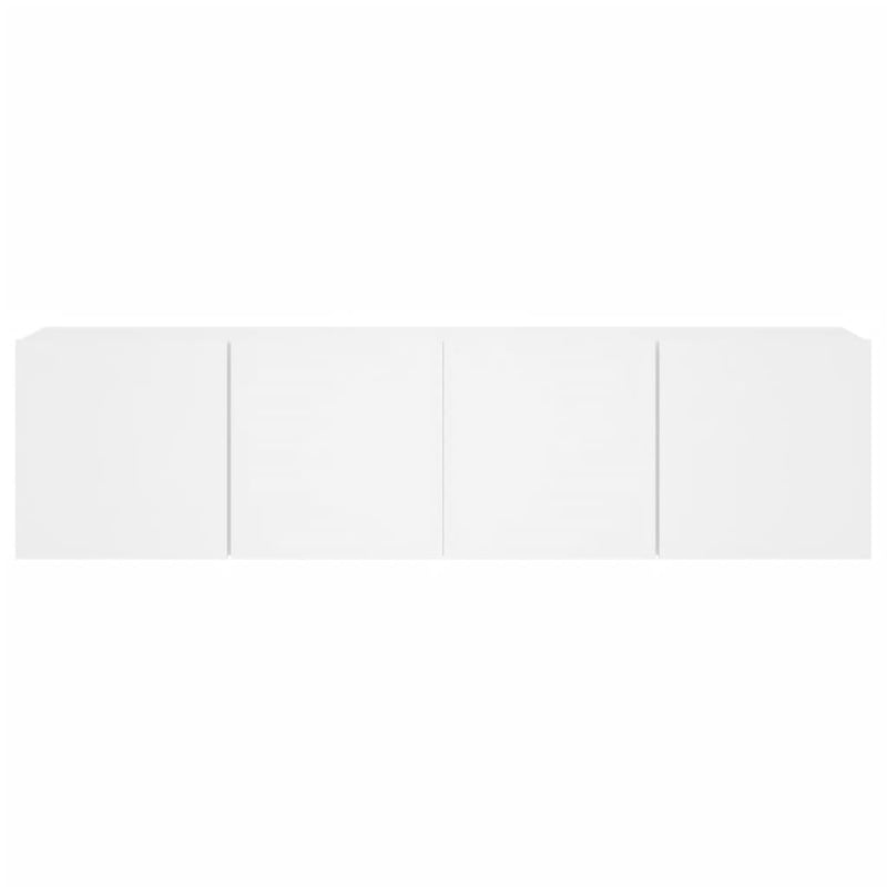 TV Cabinets Wall-mounted 2 pcs White 80x30x41 cm