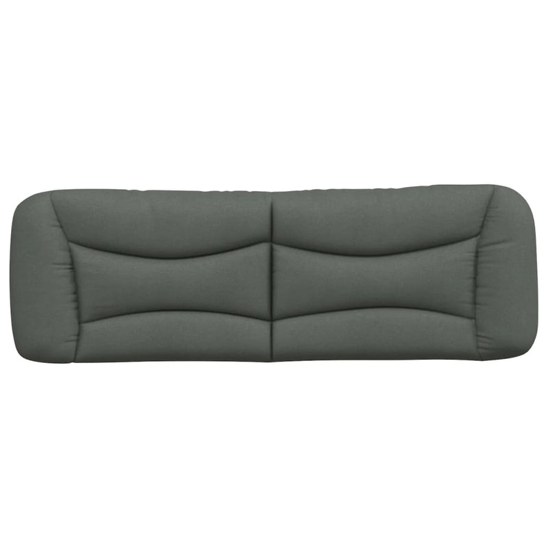 Headboard Cushion Dark Grey 152 cm Queen Fabric