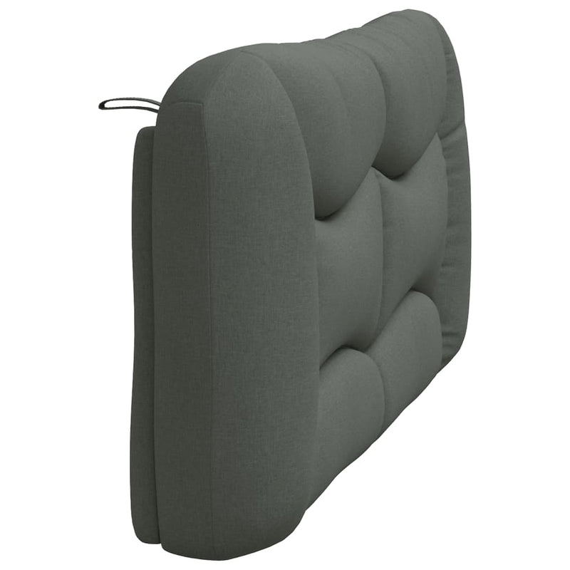 Headboard Cushion Dark Grey 152 cm Fabric