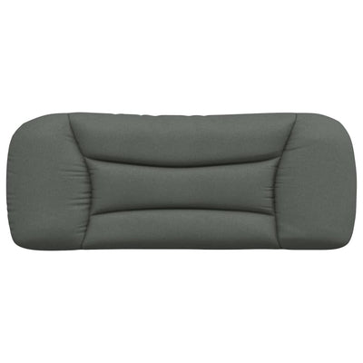 Headboard Cushion Dark Grey 107 cm King Single Fabric