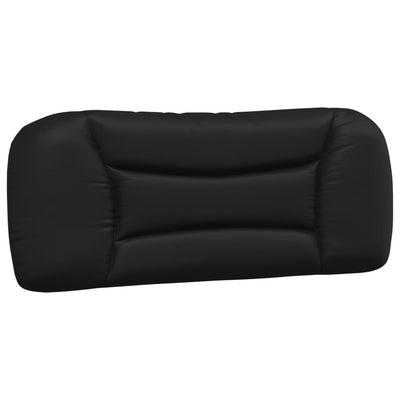 Headboard Cushion Black 107 cm King Single Faux Leather