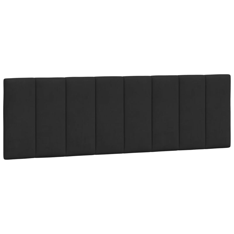 Headboard Cushion Black 152 cm Velvet