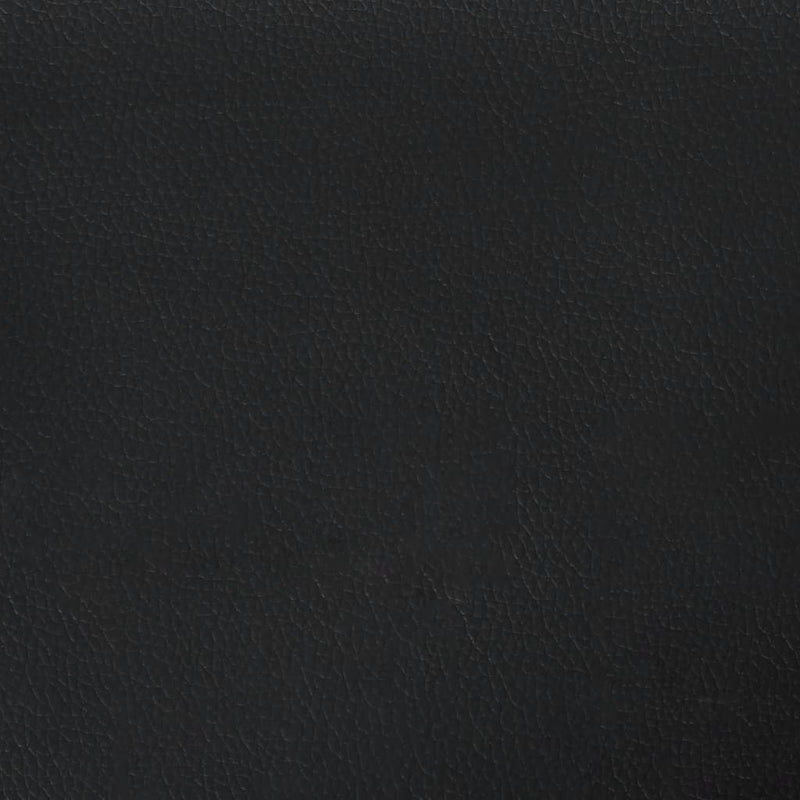 Headboard Cushion Black 137 cm Faux Leather