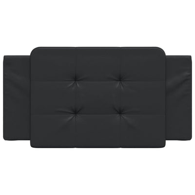 Headboard Cushion Black 107 cm King Single Faux Leather