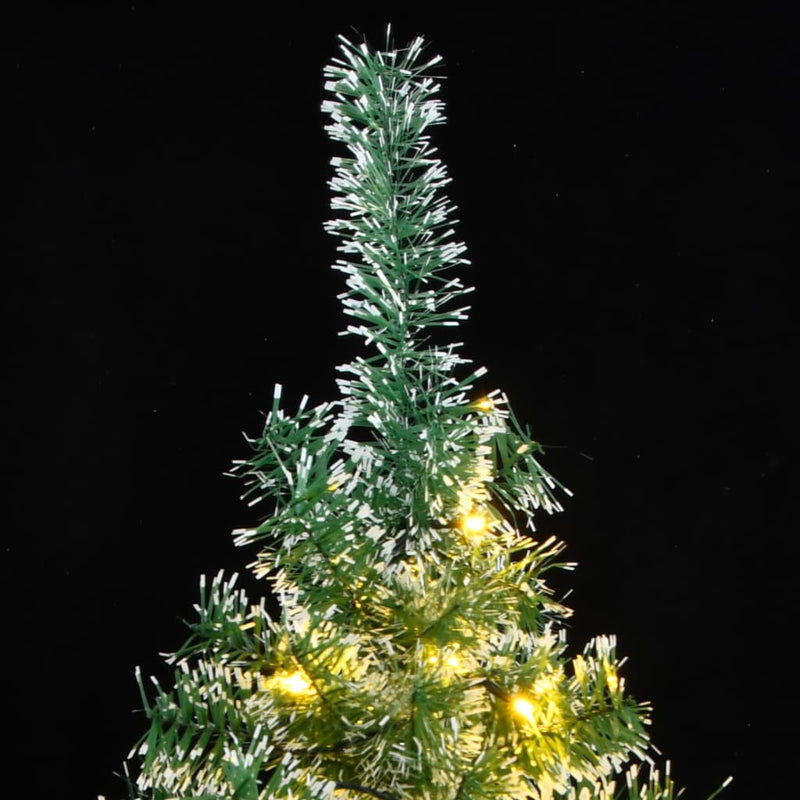 Artificial Christmas Tree 150 LEDs & Flocked Snow 120 cm