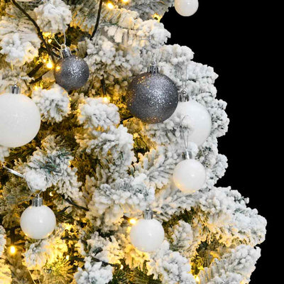 Artificial Hinged Christmas Tree with 150 LEDs & Ball Set 120 cm