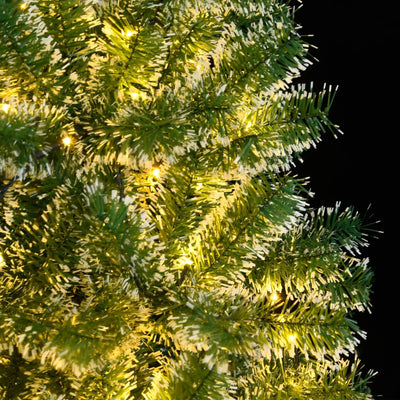 Artificial Christmas Tree 300 LEDs & Flocked Snow 180 cm